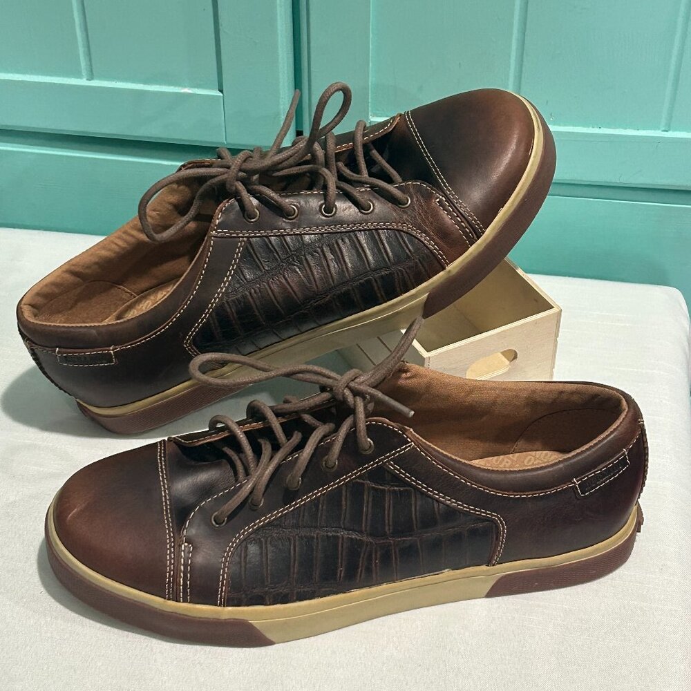 EUC Mens DURANGO Gator Brewhouse Music City leather shoes sz 10.5M